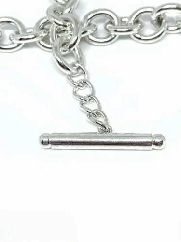 Tiffany & Co. Sterling Silver Heart Tag Toggle Necklace 16